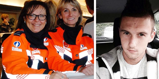 Authorities identified the victims of Monday’s attack in a Belgian city where a prison inmate on 48-hour leave and indirectly mentioned in state security reports on radicalization grabbed the service weapons of two female officers Soraya Belkacemi (left) and Lucile Garcia (middle) then fatally shot them and a bystander, Cyril Vangriecken, a 22-year-old teacher (right). (Police de Liège /Facebook)