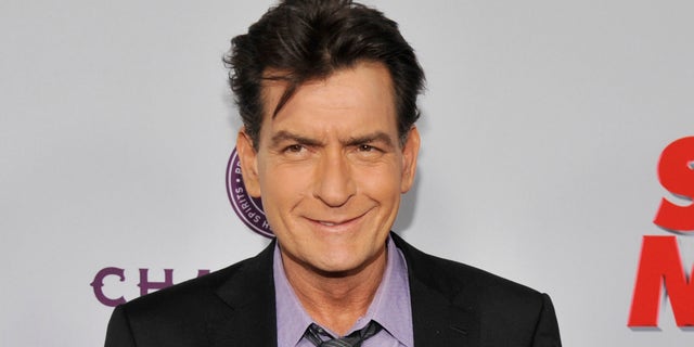 FILE - In this April 11, 2013 file photo, Charlie Sheen, a cast member in "Scary Movie V," poses at the Los Angeles premiere of the film at the Cinerama Dome in Los Angeles. Sheen was sued in Los Angeles Friday, Oct. 3, 2014, by a dental technician who claims the actor punched her in the chest and was abusive during an office visit in late September. (Photo by Chris Pizzello/Invision/AP, file)