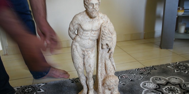 Ancient artifacts "Abu Mohammed" is selling to clients he claims mostly hail from Europe and Gulf Arab states.
