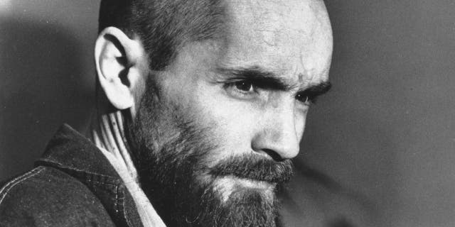 March 5, 1971: Manson arrives in a courtroom in Los Angeles.