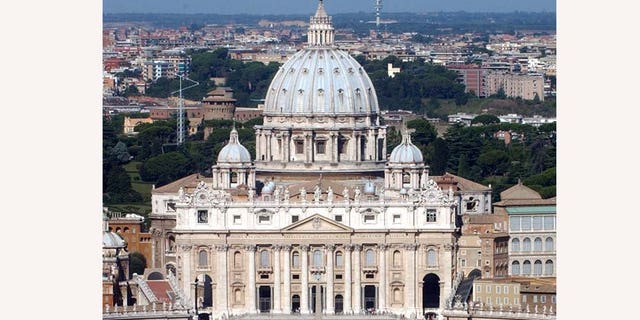 file -- An Aug. 14, 2005 file photo shows an aerial view of St. Peter's Basilica at the Vatican.  A letter Monday May 16, 2011, from the Congregation for the Doctrine of the Faith has told bishops around the world to cooperate with police in reporting priests who rape and molest children and to develop guidelines for preventing abuse by May 2012.    (AP Photo/Plinio Lepri, file)