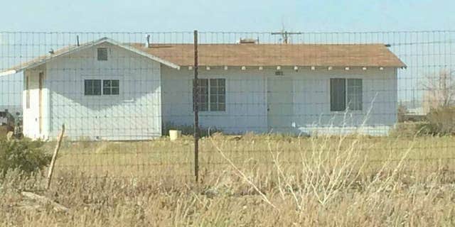 A photo of the Lake Los Angeles home where Hubbart will be living on or before July 7.