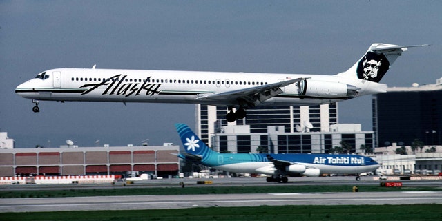 Alaska Airlines completed a historic cross-country trip Monday.