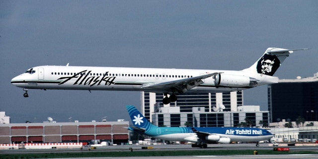 Alaska Airlines completed a historic cross-country trip Monday.