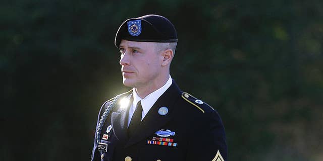 In this Jan. 12, 2016, file photo, Army Sgt. Bowe Bergdahl arrives for a pretrial hearing at Fort Bragg, N.C. (file)
