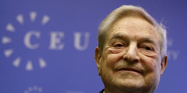 Nov. 3, 2011: George Soros smiles before a speech at the Central European University in Budapest.