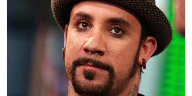 NEW YORK - OCTOBER 30: Musician A.J. McClean of Backstreet Boys visits MTV's TRL in Times Square on October 30, 2007, in New York City. (Photo by Stephen Lovekin/Getty Images)
