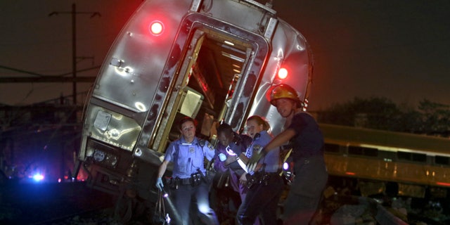 An Amtrak train headed to New York City derailed and crashed in Philadelphia.