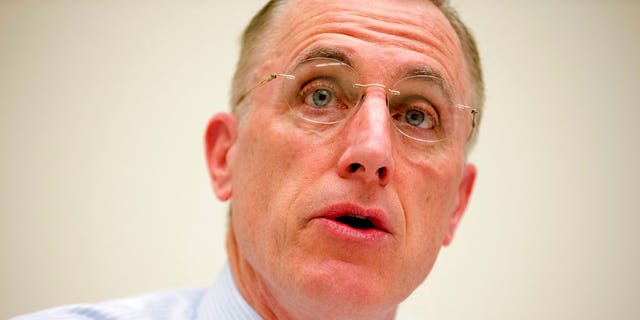 FILE - In this March 26, 2015, file photo, Rep. Tim Murphy, R-Pa. speaks on Capitol Hill in Washington. Murphy who was caught up in affair scandal, announces he plans to retire at end of his current term. (AP Photo/Andrew Harnik, File)