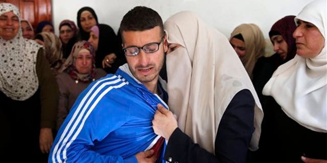 CORRECTION Mideast Israel Palestinians