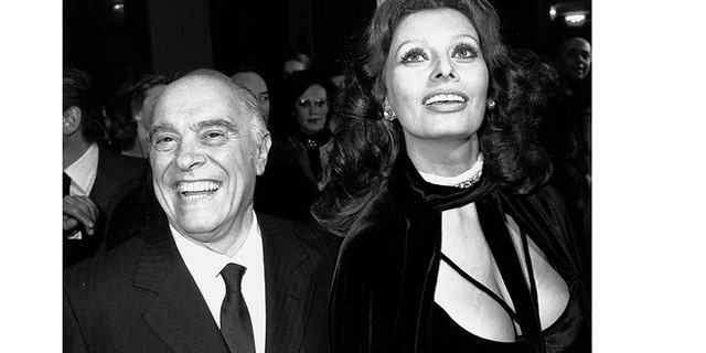 Sophia Loren and her husband Carlo Ponti.
