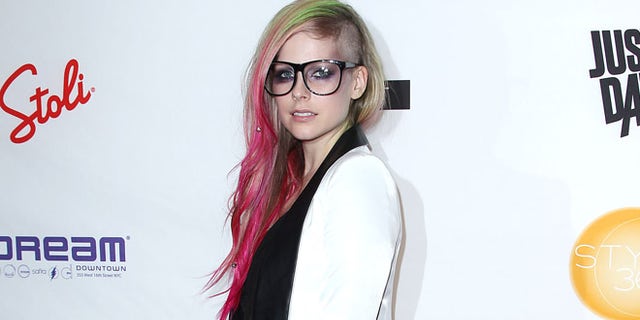 Sept. 10, 2012: Avril Lavigne at the showing of her Abbey Dawn by Avril Lavigne Spring 2013 collection during Fashion Week in New York.