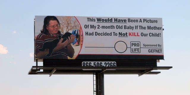 June 7: A controversial anti-abortion billboard that has been ordered to be removed in Alamogordo, NM