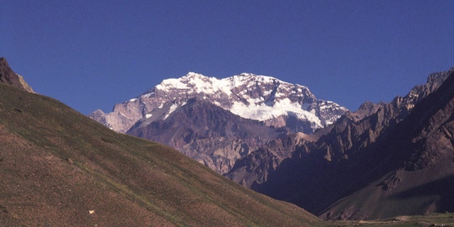 Lake in the Aconcagua mount (Photo by Rafa Samano/Cover/Getty Images)