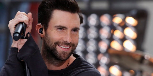 Singer Adam Levine performs with his band Maroon 5 in New York.