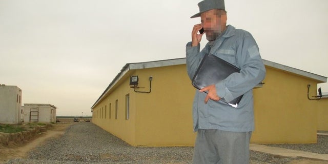 This Afghan army official was stuck with the keys to a new police barracks when the police commander refused to take them because of shoddy construction.