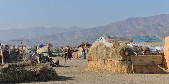 Several hundred families are living in the camp for returnees from Afghanistan.