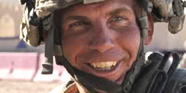 This Aug. 23, 2011, file photo, provided by the Defense Video & Imagery Distribution System shows Army Staff Sgt. Robert Bales during an exercise at the National Training Center at Fort Irwin, Calif.
