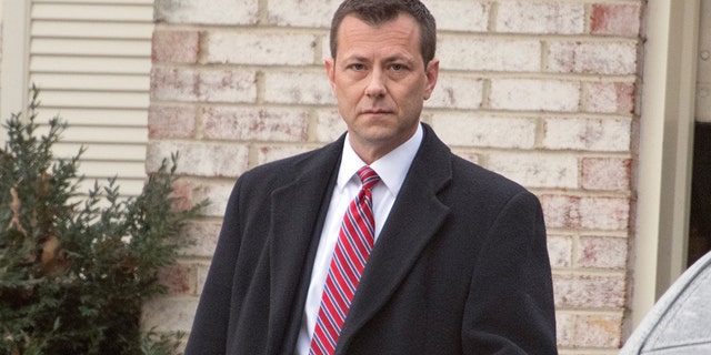 FBI Agent Peter Strzok, who exchanged 375 text messages with Department of Justice attorney Lisa Page that led to his removal from special counsel Robert Mueller's probe into ties between the Trump campaign and the Kremlin's efforts to interfere in the U.S. election last summer, photographed outside his home in Fairfax, Virginia, in January 2018.