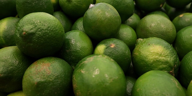SAN FRANCISCO, CA - MARCH 27: Limes are displayed at Cal-Mart Grocery on March 27, 2014 in San Francisco, California. Food prices are on the rise and expected to keep edging up throughout the year as the drought and other factors have impacted the availability and cost of groceries like coffee, milk, limes and pork. (Photo by Justin Sullivan/Getty Images)
