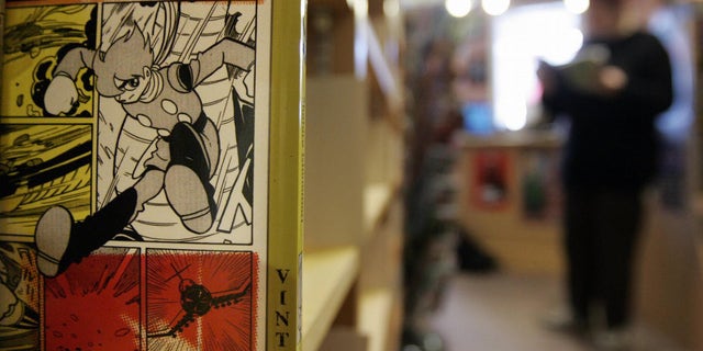 Akira comics displayed at Big Planet Comics in Washington DC, in a 2005 file photo.