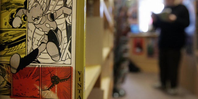 Akira comics displayed at Big Planet Comics in Washington DC, in a 2005 file photo.