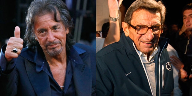 Al Pacino, left, and Joe Paterno, right. Pacino is set to play Paterno in the film "Happy Valley."