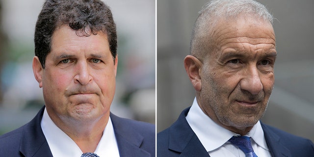 A federal jury in New York has convicted key players including Steven Aiello, left, of corruption in Gov. Andrew Cuomo's "Buffalo Billion" economic redevelopment program. Alain Kaloyeros, a former president of the State University of New York's Polytechnic Institute, right, has been charged with bid-rigging in the revitalization program. (AP Photo/Seth Wenig / Mary Altaffer)