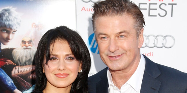 Nov. 4, 2012: This file photo shows actor Alec Baldwin, right, and his wife Hilaria Thomas at the "Rise Of The Guardians'" special screening during the 2012 AFI FEST at Grauman's Chinese Theatre in the Hollywood section of Los Angeles.
