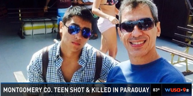 A screenshot of Alex Villamayor (L) and his father Luis (R).