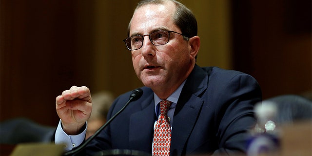 Alex Azar II testifies before the Senate Finance Committee on his nomination to be Health and Human Services secretary in Washington, U.S., January 9, 2018.