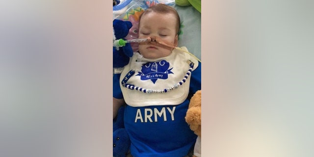 21-month-old Alfie Evans has a mystery degenerative brain condition that has left him in a coma for a year, reports said.