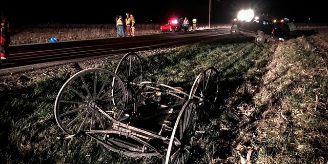 The Amish buggy crash on Friday in Ohio, which left a woman dead and three others in her family injured.