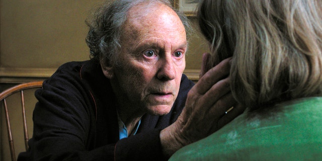 This film image released by Sony Pictures Classics shows Jean-Louis Trintignant in a scene from the Austrian film, "Amour."