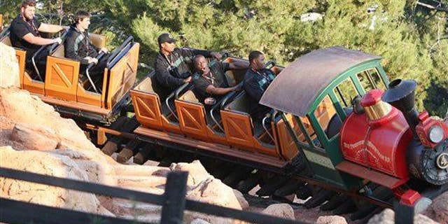 Riding Disney's Big Thunder Mountain Railroad (California's version shown here) could help pass kidney stones, scientists say.