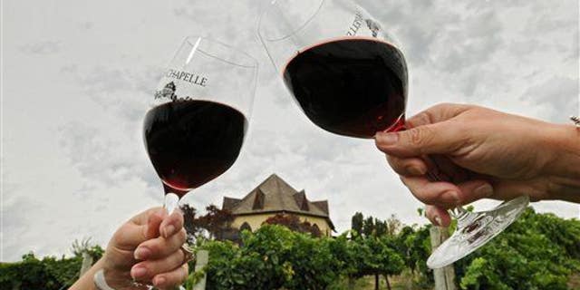 Kottabos was all about hurling wine.