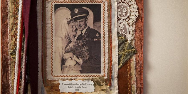 When Andy and Brigitte Carver got married, she held a bouquet of white carnations - her favorite flower.
