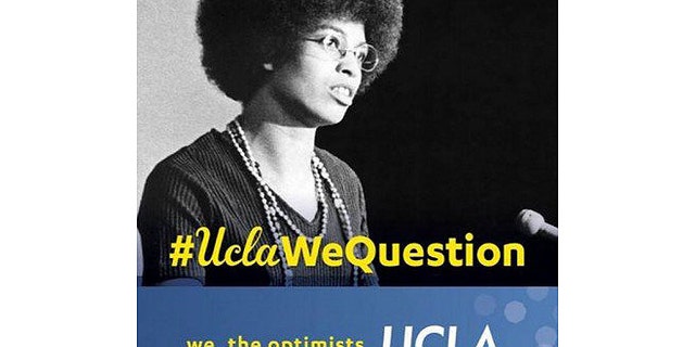 Davis has been a polarizing figure in American politics. Some students on the campus of UCLA took offense to this banner featuring former professor and avowed communist Angela Davis.