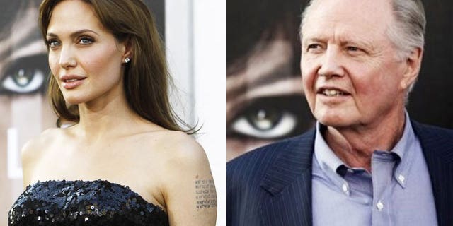 Angelina Jolie and Jon Voight at the Los Angeles premiere of the film 'Salt.' (AP)