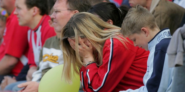 A distraught Southampton fan holds her head. Soccer fans in England are being told that a departure from the European Union will lower the quality of play in the Premier League. (Photo by Mike Hewitt/Getty Images)