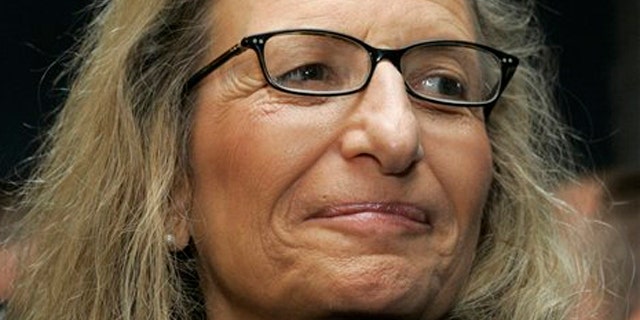 Oct. 29, 2009: U.S. photographer Annie Leibovitz poses for the media, prior to a media tour through her exhibition "Annie Leibovitz - A Photographer's Life 1990 - 2005", at Kunsthaus Gallery in Vienna.