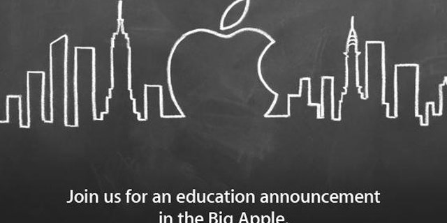 Apple plans an education-focused press event for Thursday, Jan. 19 -- an event many are speculating Apple will use to unveil specialized ebook authoring tools.