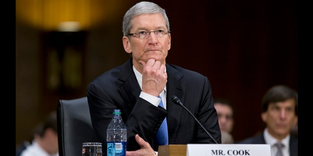 May 21, 2013: Apple CEO Tim Cook testifies on Capitol Hill in Washington before the Senate Homeland Security and Governmental Affairs Permanent subcommittee on Investigations.