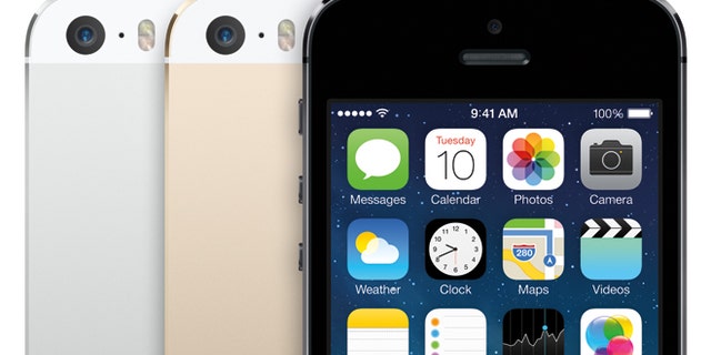 Apple's new iPhone 5S.