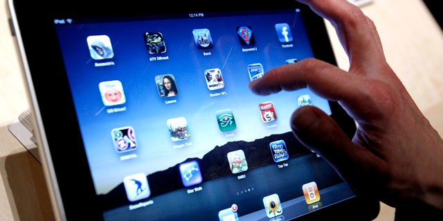 The iPad after it was unveiled at the Moscone Center in San Francisco in early 2010. Apple is expected to unveil the second generation of its wildly successful media tablet this week, widening its head start against competitors just starting to sell their first tablet computers.