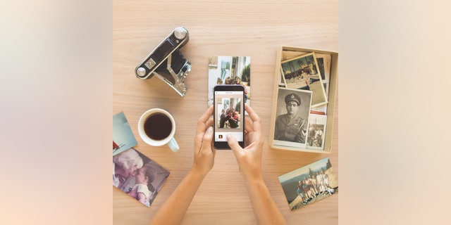 The Heirloom app lets you preserve old photos.
