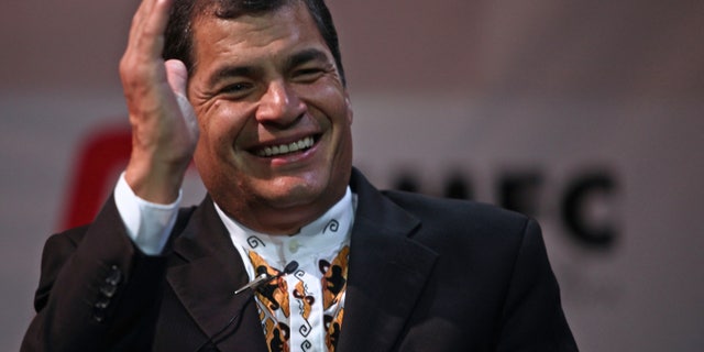 Leaders of the Spanish and Portuguese-speaking world held their annual goal-setting summit Friday amid tensions raised by the publication of U.S. diplomatic cable. Ecuador's president Rafael Correa, shown here Dec. 3, said the cables show how the U.S. tries to manipulate the region's governments.