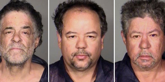 This combination photo released by the Cleveland Police Department shows from left, Onil Castro, Ariel Castro, and Pedro Casto. (AP Photo/Cleveland Police Department)