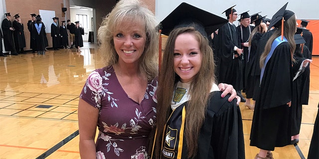 Megan Pohlmeier wanted to wear her US Army sash to graduation, but was denied her request.