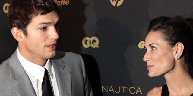 Ashton Kutcher and Demi Moore